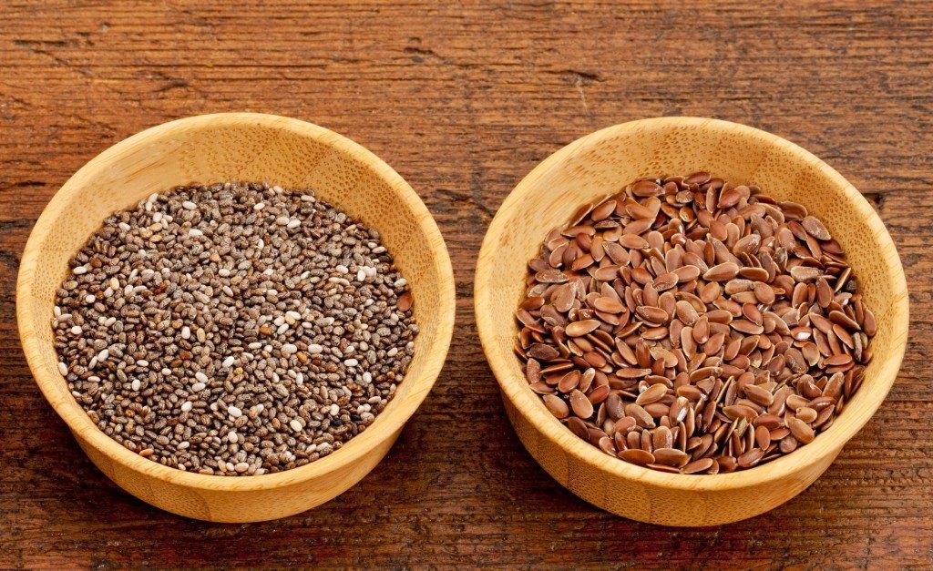 Semillas de chía y linaza molida